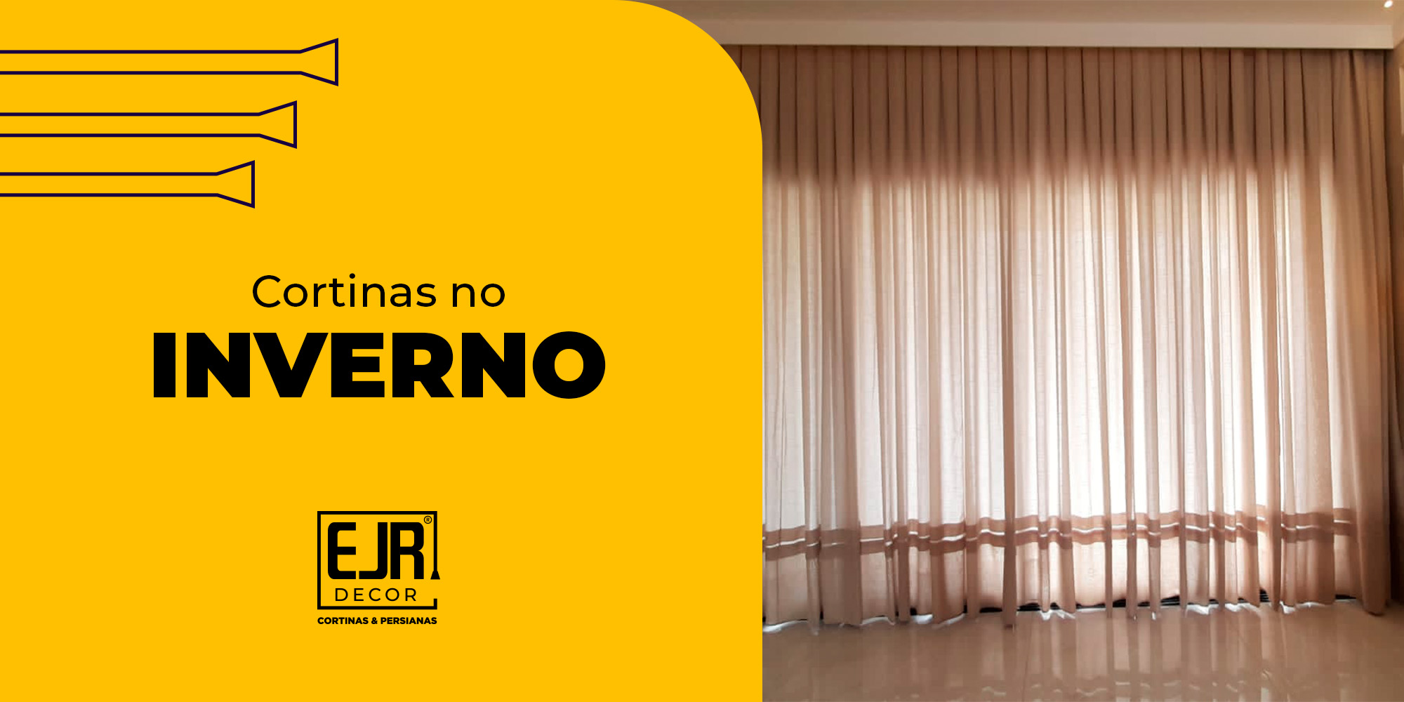 Cortinas no Inverno: O toque aconchegante que sua casa merece!